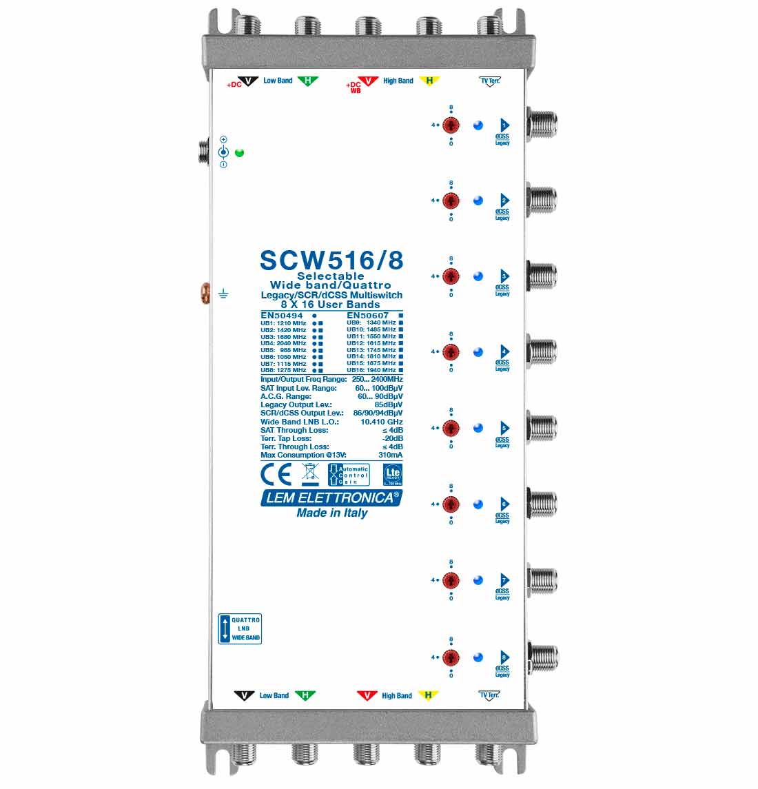 Series SCW516 LEM ELETTRONICA